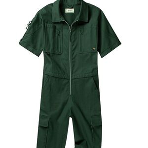 Wondery Juniper Camp Jumpsuit, Forest